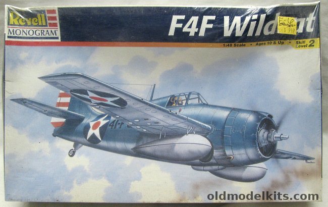 Monogram 1/48 Grumman F4F Wildcat, 85-5220 plastic model kit
